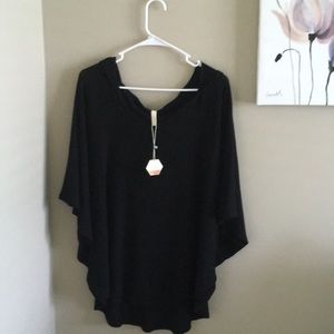 Pinkblush black shirt with hood